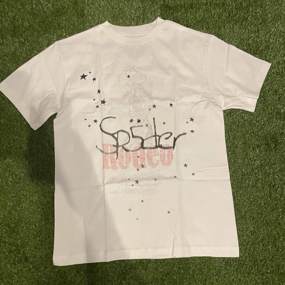 Large Sp5der x travis scott skater tee